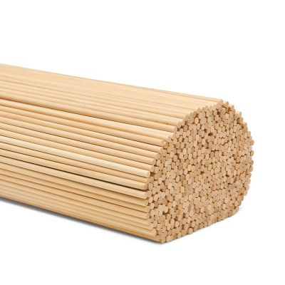 Woodpeckers Crafts, DIY Unfinished Wood 12" x 3/16" Dowel Rods, Pack of 500 Image 1