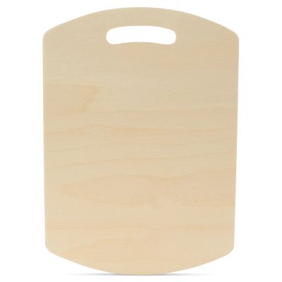 Woodpeckers Crafts, DIY Unfinished Wood 14" Cutting board Cutout Pack of 5 Image 1