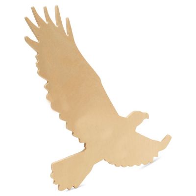 Woodpeckers Crafts, DIY Unfinished Wood 16" Eagle Cutouts, Pack of 3 Image 1