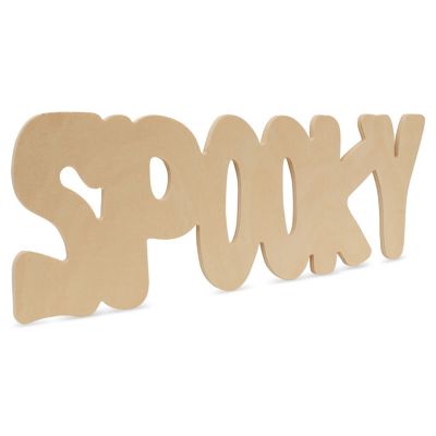 Woodpeckers Crafts, DIY Unfinished Wood 18" Spooky Cutouts, Pack of 3 Image 1