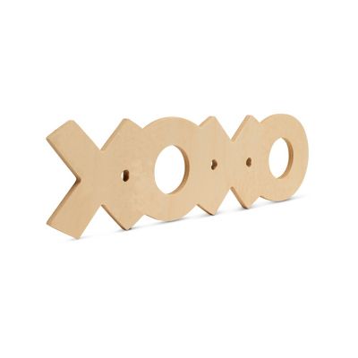 Woodpeckers Crafts, DIY Unfinished Wood 18" XOXO Cutout, Pack of 6 Image 1
