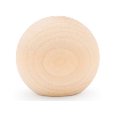Woodpeckers Crafts, DIY Unfinished Wood 2-1/2" Ball Knob, Pack of 12 Image 2