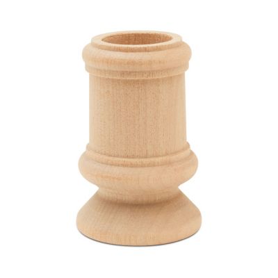 Woodpeckers Crafts, DIY Unfinished Wood 2-1/2" Classic Candle Cup, Pack of 12 Image 3
