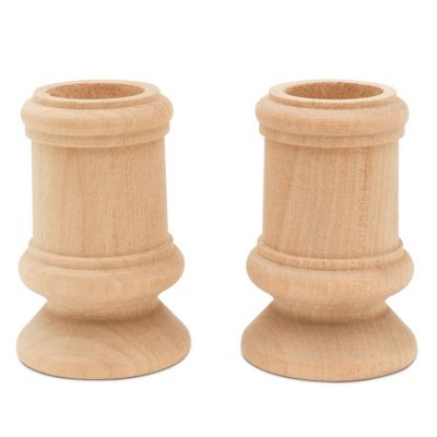 Woodpeckers Crafts, DIY Unfinished Wood 2-1/2" Classic Candle Cup, Pack of 25 Image 1