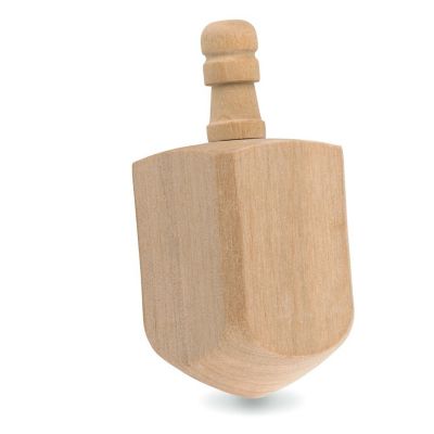 Woodpeckers Crafts, DIY Unfinished Wood 2-1/2" Dreidel, Pack of 10 Image 1