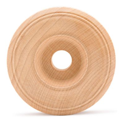 Woodpeckers Crafts, DIY Unfinished Wood 2-1/2" Treaded Wheels Pack of 12 Image 1