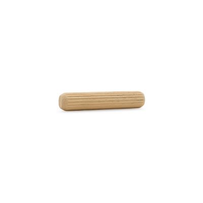 Woodpeckers Crafts, DIY Unfinished Wood 2-1/2" x 1/2" Fluted Dowel Pin, Pack of 100 Image 1