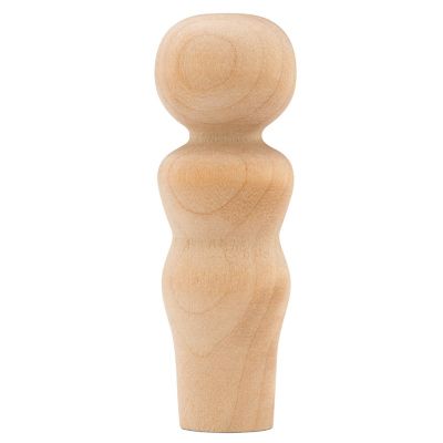 Woodpeckers Crafts, DIY Unfinished Wood 2-1/4" Figured Woman Peg Dolls, Pack of 50 Image 1