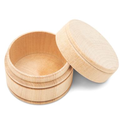 Woodpeckers Crafts, DIY Unfinished Wood 2-1/8" Trinket Box Pack of 10 Image 1