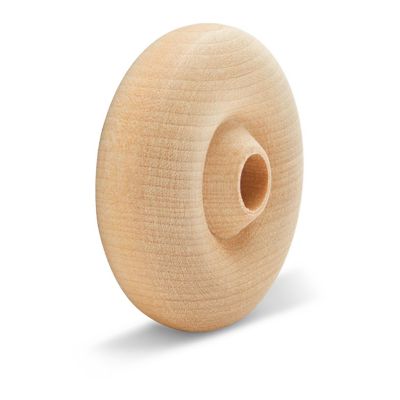 Woodpeckers Crafts, DIY Unfinished Wood 2", 3/8" Hole Classic Wheels Pack of 12 Image 2
