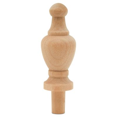 Woodpeckers Crafts, DIY Unfinished Wood 2-7/8" Finial, Pack of 50 Image 1