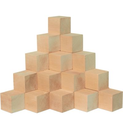 Woodpeckers Crafts, DIY Unfinished Wood 2" Cube, Pack of 24 Image 1