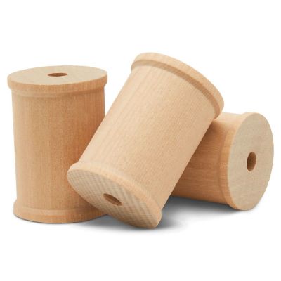 Woodpeckers Crafts, DIY Unfinished Wood 2" Spool, Pack of 25 Image 1