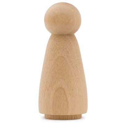 Woodpeckers Crafts, DIY Unfinished Wood 3-1/2" Angel Peg Dolls, Pack of 50 Image 1