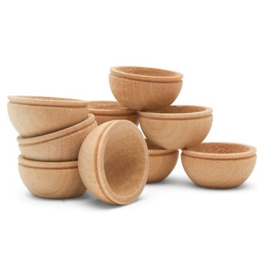 Woodpeckers Crafts, DIY Unfinished Wood 3/4" Bowl, Pack of 50 Image 1