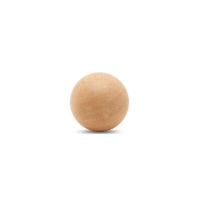 Woodpeckers Crafts, DIY Unfinished Wood 3" Ball, Pack of 5 Image 1