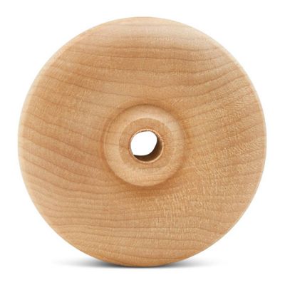 Woodpeckers Crafts, DIY Unfinished Wood 3" Classic Wheels Pack of 12 Image 1