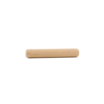 Woodpeckers Crafts, DIY Unfinished Wood 3" x 1/2" Fluted Dowel Pin, Pack of 250 Image 1