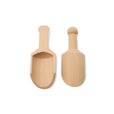 Woodpeckers Crafts, DIY Unfinished Wood 4-3/8" Scoopers, Pack of 25 Image 1
