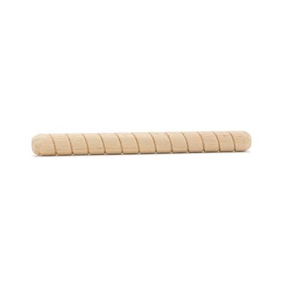 Woodpeckers Crafts, DIY Unfinished Wood 4" x 3/8" Spiral Dowel Pin, Pack of 250 Image 1