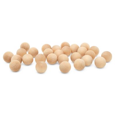 Woodpeckers Crafts, DIY Unfinished Wood 5/8" Ball, Pack of 250 Image 1