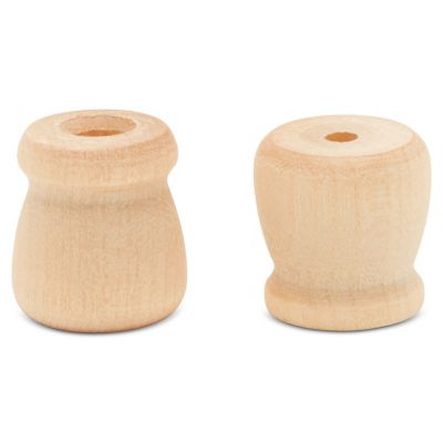 Woodpeckers Crafts, DIY Unfinished Wood 5/8" Bean Pot Candle Cup, Pack of 100 Image 1