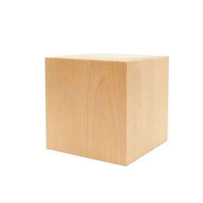 Woodpeckers Crafts, DIY Unfinished Wood 5" Cube, Pack of 2 Image 1