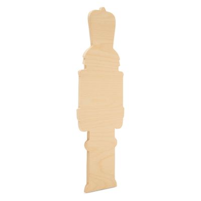 Woodpeckers Crafts, DIY Unfinished Wood 6&quot; Nutcracker Cutout Pack of 25 Image 1