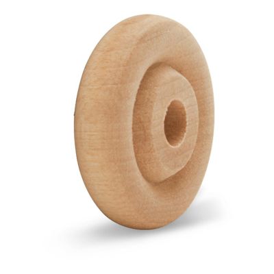 Woodpeckers Crafts, DIY Unfinished Wood 7/8", 3/16" Hole Classic Wheels Pack of 50 Image 2