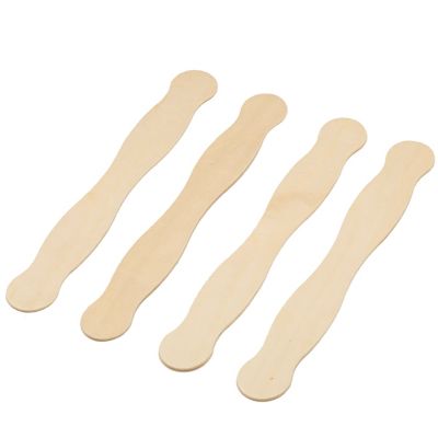 Woodpeckers Crafts, DIY Unfinished Wood Natural Fan Handles, Pack of 200 Image 2