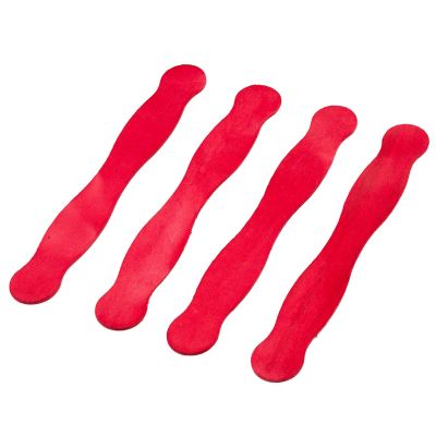 Woodpeckers Crafts, DIY Unfinished Wood Red Fan Handles, Pack of 100 Image 2