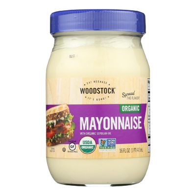 Woodstock Organic Mayonnaise - Case of 12 - 16 OZ Image 1