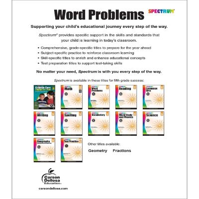 Word Problems, Grade 5 Image 1
