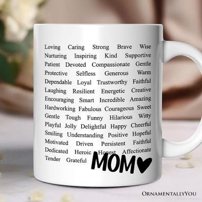 Words That Define Mom Mug, Appreciation Gift For Mom Image 2