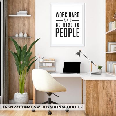 Work Hard Be Nice Formal 1Pk 8.5x11in Image 3