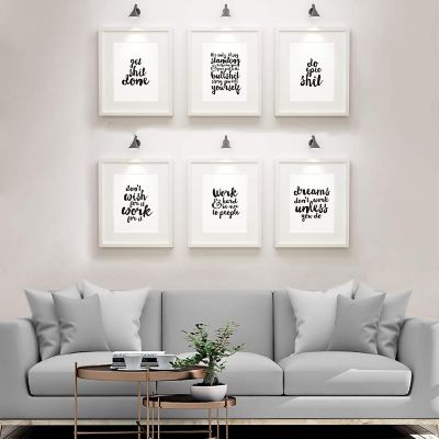 Work Hard Be Nice Quotes 6Pk 8.5x11in Image 1
