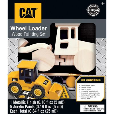 Works of Ahhh... CAT - Caterpillar Wheel Loader Wood Paint Set Image 1