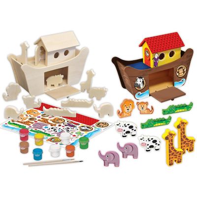 Works of Ahhh... Noah's Ark Wood Paint Set for Kids and Families Image 2