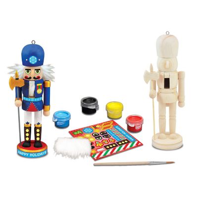 Works of Ahhh... Nutcracker King's Guard Ornament Wood Paint Kit Image 2