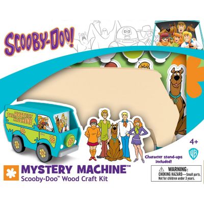 Works of Ahhh... Scooby Doo - Mystery Machine Wood Craft Kit Image 1