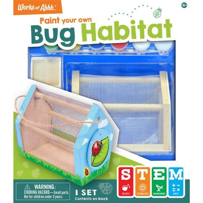 Works of Ahhh Craft Set - Bug Habitat Classic Wood Paint Kit for kids Image 1