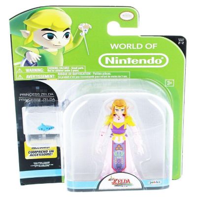World of Nintendo 4" Figure: Princess Zelda w/ Ocarina Image 2