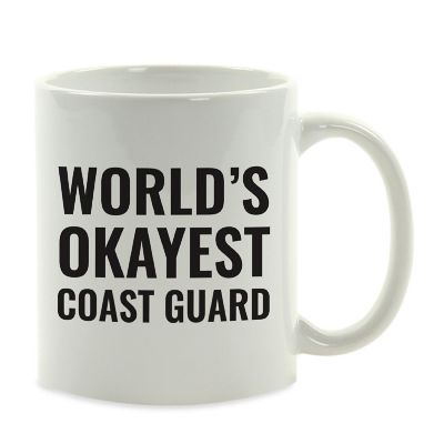 World's Okayest Coast Guard Ceramic Mug Image 2