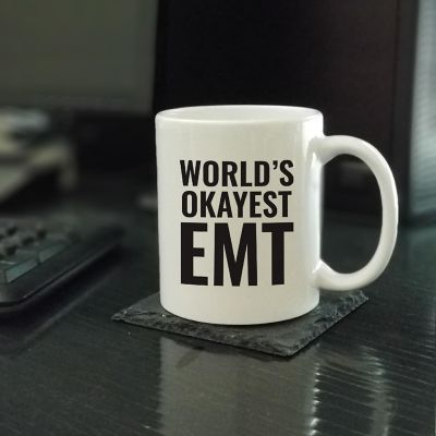 World's Okayest EMT Ceramic Mug Image 1