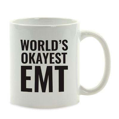 World's Okayest EMT Ceramic Mug Image 2