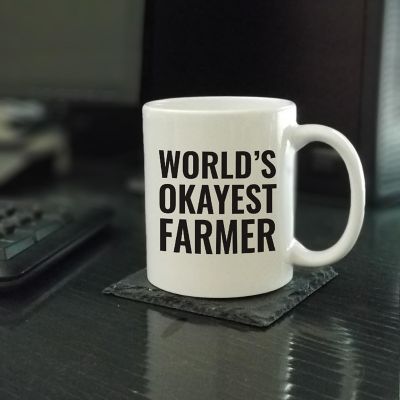 World's Okayest Farmer Ceramic Mug Image 1