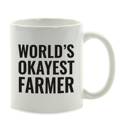 World's Okayest Farmer Ceramic Mug Image 2