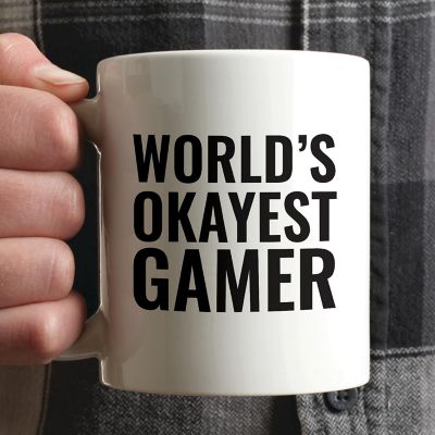 World's Okayest Gamer Ceramic Mug Image 1