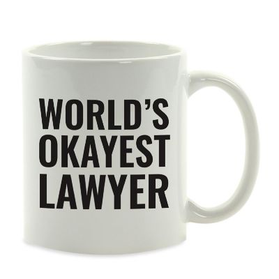 World's Okayest Lawyer Ceramic Mug Image 2
