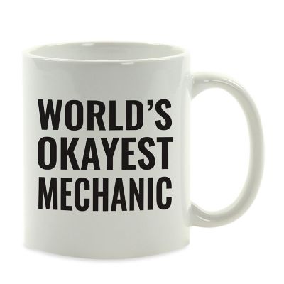 World's Okayest Mechanic Ceramic Mug Image 2